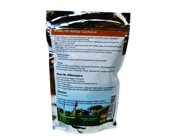 Cashews prideofafrica apollosshop 100g 3
