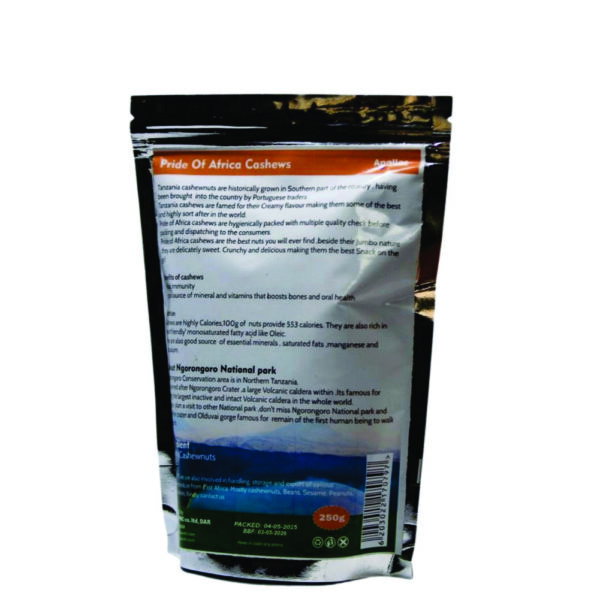 Cashews prideofafrica apollosshop 250g 3