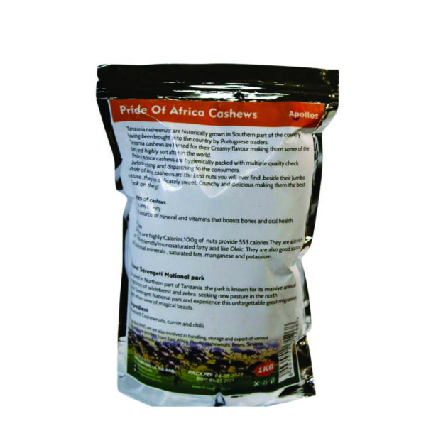 Cashews prideofafrica apollosshop 1kg 2